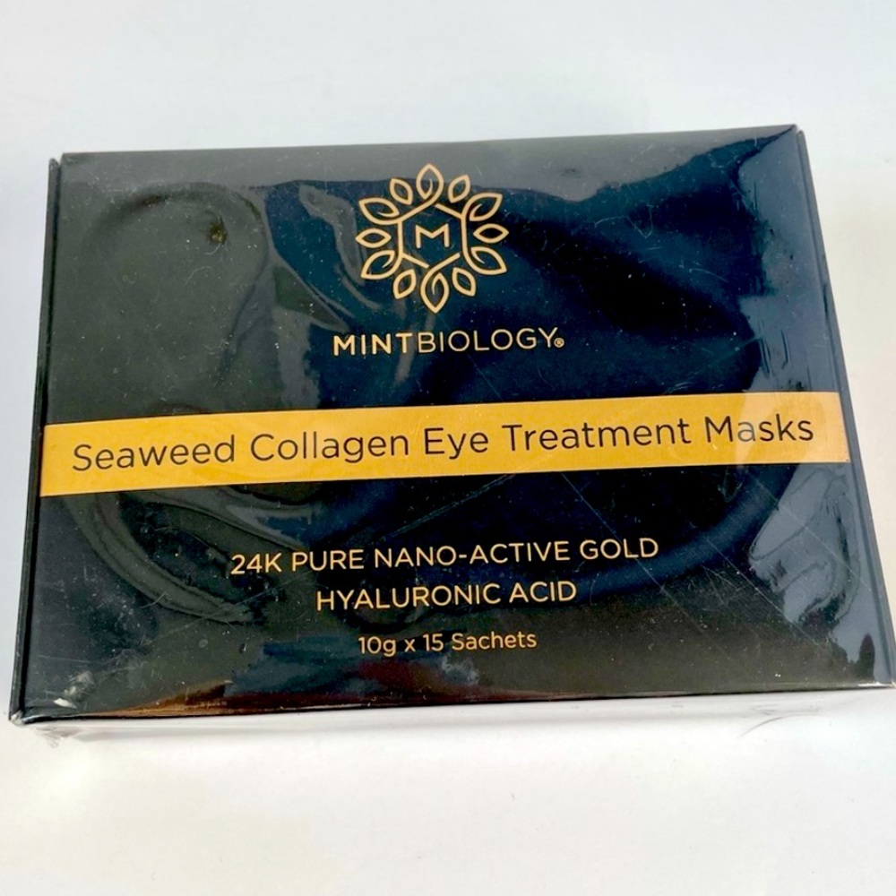 MintBiology Seaweed Collagen Eye Treatment Masks